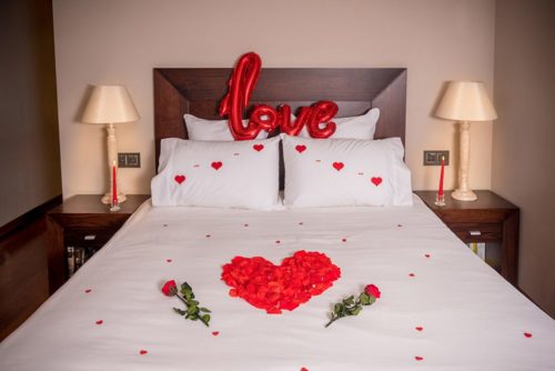 Decoración habitación romántica LOVERSpack